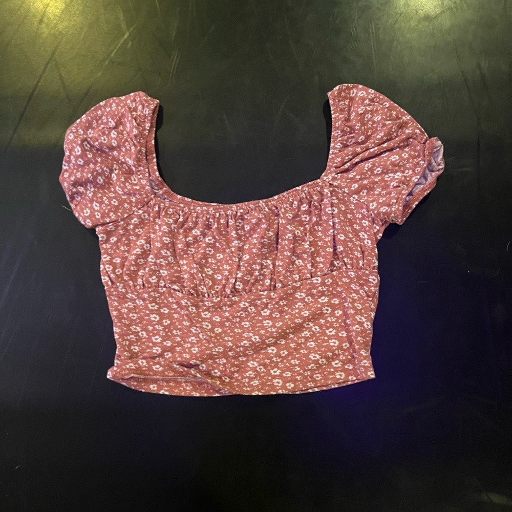 Floral crop top